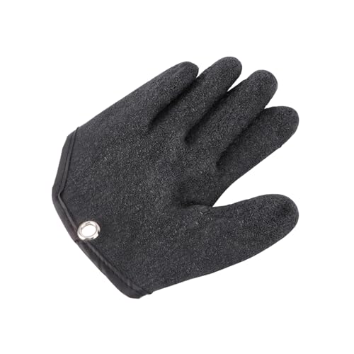 KOMBIUDA 1Stk Handschuhe zum Fangen von Fischen Handschuhe zum Angeln Angelhandschuh Anti-Fischgräten-Handschuhe Bequeme Handschuhe Fischhandschuhe fangen rutschfeste Gummihandschuhe Black von KOMBIUDA