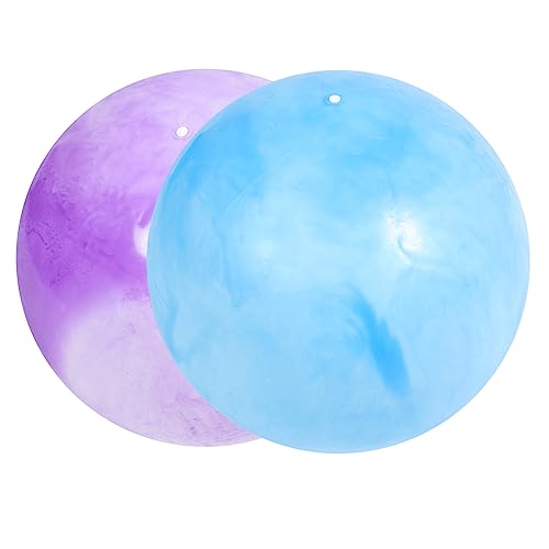 KOMBIUDA 2 Sätze Hüpfball Yogaball Anti-Burst-Yoga schwangerschaftsball Yoga-Zeug Pilates-Ausrüstung fitnessball gymnastikballe Spielzeuge Yoga-Ball-Stuhl Plastikbälle für Kinder PVC von KOMBIUDA