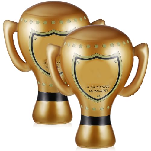 KOMBIUDA 2Stücke Aufblasbare Pokale mit Griffen Goldene Trophäen für Spiele Klassenzimmer Aktivitäten und Party Dekorationen Perfekt für Wettbewerbe und Feiern KOMBIUDA 2Stücke Aufblasbare Pokale mit Griffen Goldene Trophäen für Spiele Klassenzimmer Aktivitäten und Party Dekorationen Perfekt für Wettbewerbe und Feiern von KOMBIUDA