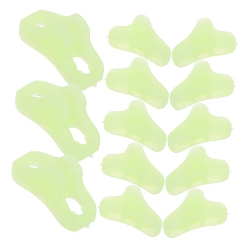 KOMBIUDA 20St Zeltseilschnalle Zeltspanner Windseil-Clip Leichte Zeltclips Windschnur Halter Zeltleinen Klemmen Zeltschnallen im Freien Outdoor-Windseilschnalle Zeltzubehör Plastik Green von KOMBIUDA