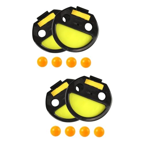 KOMBIUDA 2St Ballfangclip für Kinder handfangender Schläger Paddelfang werfen Wurf-Fang-Spiel Party Spielzeug für Kinder Party-Spielzeug für Kinder Outdoot-Vorräte Tennis-Handclip Yellow von KOMBIUDA