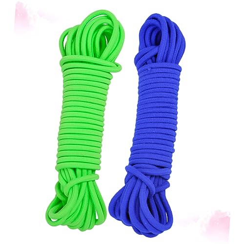 KOMBIUDA 2St Kind Springseil gymbarkit springschnur kinder gummiseil jumping rope Springseil für Fitness Kinder springen Seil Sprungseil Springseile Seilspringen für Kinder elastische Seile von KOMBIUDA