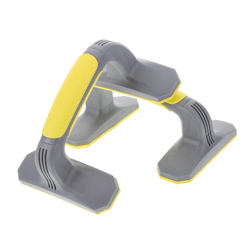 KOMBIUDA 2st Gestell Hochschieben Push-up-bars Für Den Boden Raumaccessoires Für Männer Liegestützbrett-fitness Heimtrainingsgeräte Im Fitnessstudio Zu Hause Liegestützgriffe Plastik Yellow von KOMBIUDA