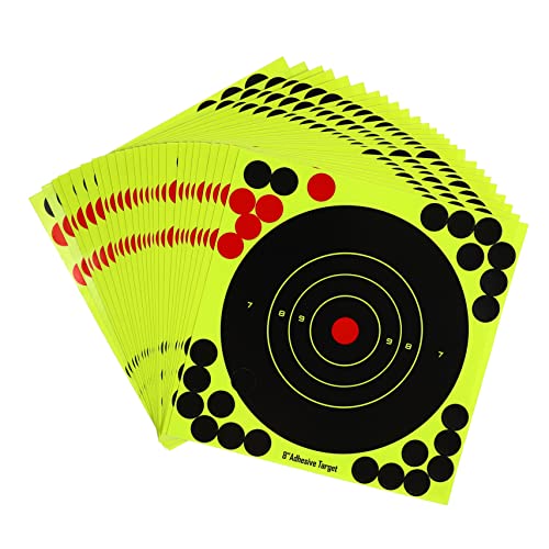 KOMBIUDA 30 STK Zielpapier Splatter-Ziele Tonziele Schießstöcke für die Jagd Aufkleber Zielpapiere Selbstklebende Splatter-Targets Sport Zubehör PVC selbstklebend von KOMBIUDA