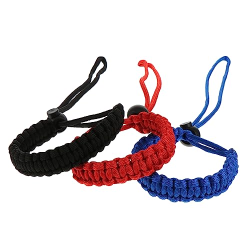 KOMBIUDA 3St Kamera-Armband Kamera Handschlaufe Schlüsselband am Handgelenk Camera Wrist Strap zubehã¶r fã¼r kameras uhrenarmbänder Handgelenk Seil Kamera-Handgelenk-Seil Geflochtenes Seil von KOMBIUDA