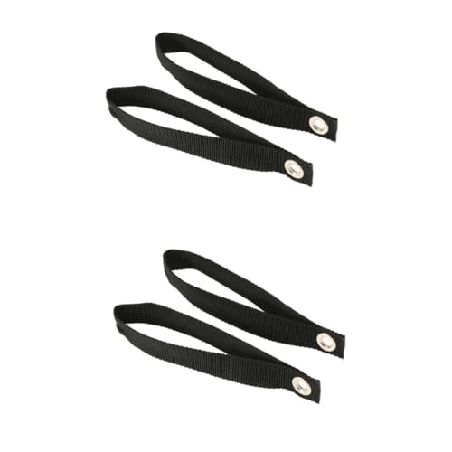 KOMBIUDA 4 Stück Gurtgepäck bündeln Gepäckbefestigungsgurt Zurrgurte für die Ladung auf dem Dach Gepäckbündelgurt Kayak Accessories Kajakzubehör Kajaks Gurtkajak Gepäckgürtel Black von KOMBIUDA