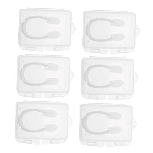 KOMBIUDA 6 Boxen Nasenklammer Zum Schwimmen Tragbare Nasenklammern Nasenklammer Zum Schwimmen Verschleißfeste Schwimmerstöpsel Verschleißfeste Nasenklammern Praktische Nasenklammern von KOMBIUDA