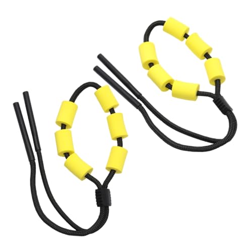 KOMBIUDA Brillenband Brillenbänder Für Den Sport Sonnenbrillenbänder Für Herren Brillen-schwimmband Schwimmende Sonnenbrillenbänder Lanyard Für Brillen Sonnenbrillenhalter Polyester Yellow von KOMBIUDA