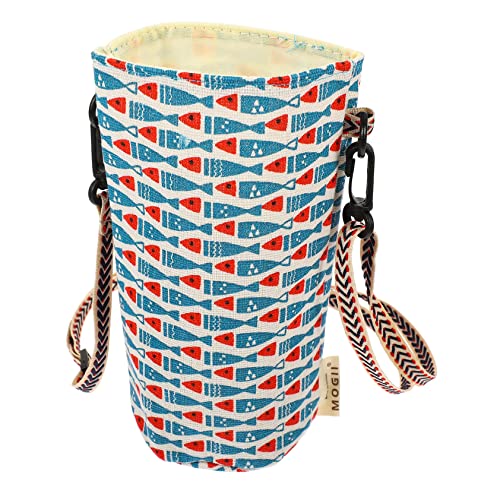 KOMBIUDA Diagonale Cup-Tasche Faltbar Handhaben Flasche Träger Beutel Tragbar Wasser Luft Hydro Zusammenklappbar Trinken Schlüsselband Polyester von KOMBIUDA