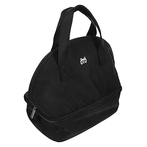 KOMBIUDA Frische Tasche sandwichtüte butterbrotbeutel Milk Bag snackbeutel Taschen gefrierfähig die Einkaufstasche Handtasche Milchpumpentasche mit Kühlbox isolierte Tasche Polyester Black von KOMBIUDA