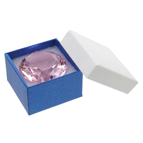 KOMBIUDA Kristallglas Diamant Glasdiamant Ornament Vasenfüller Tischdekoration Mittelstücke Künstliche Diamanten Kristalle Glasdiamanten Diamant Briefbeschwerer Tischdekoration von KOMBIUDA