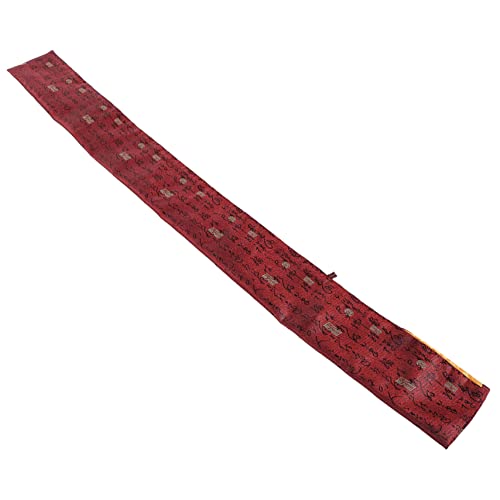 KOMBIUDA Organisationstasche Tasche für Schwerter aus Seide Aufbewahrung von Schwertern schutztasche Schwerttasche Aufbewahrungstasche Tragetasche Dicker Schwertbeutel rot von KOMBIUDA