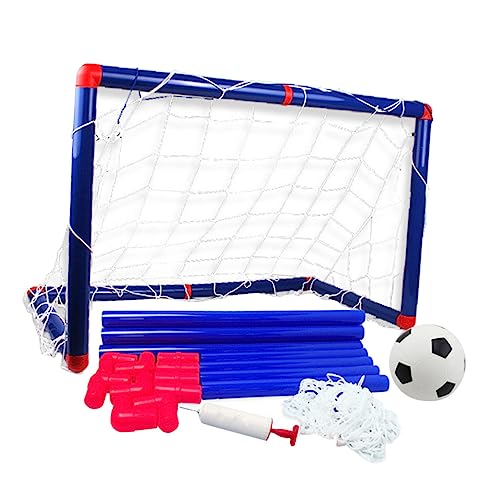 KOMBIUDA Outdoor Fußballspielzeug Set Für Fußballtor Mit Netz 10 Verbindungsrohren 1 Fußball Und Luftpumpe Ideal Für Garten Und Training von KOMBIUDA