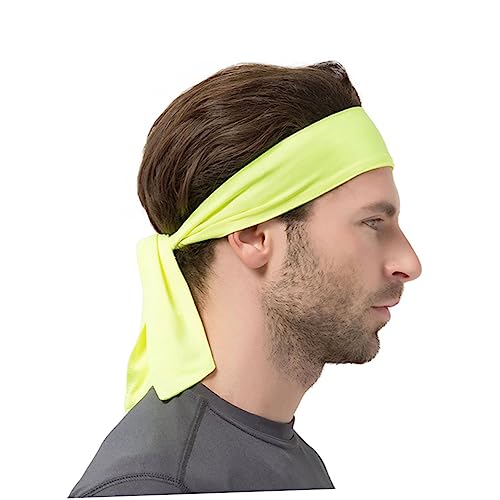 KOMBIUDA Sportliches Stirnband Für Damen Und Herren Fluoreszierendes Gelb Ideal Zum Laufen Training Tennis Und Karate Schweißband Halt Beim Sport KOMBIUDA Sportliches Stirnband Für Damen Und Herren Fluoreszierendes Gelb Ideal Zum Laufen Training Tennis Und Karate Schweißband Halt Beim Sport von KOMBIUDA