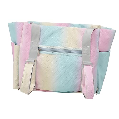 KOMBIUDA Yoga-Tasche Yoga Tasche yogamatte Tasche Yogamatten-Tragetasche Tragetaschen für Damen Tasche für Yogamatte Yoga-Essen verdickter Yogaträger Yoga-Kissentasche Polyester Rosa von KOMBIUDA