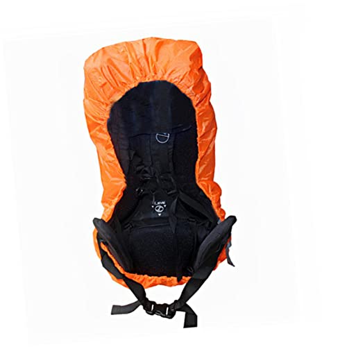 KOMBIUDA wasserdichte Outdoor Regenschutzhülle Für 50 80 L Rucksack Schmutzabweisend Reflektierend Ideal Für Camping Wandern Orange von KOMBIUDA