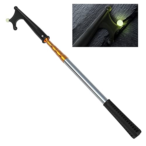 KOMCLUB Teleskop Bootshaken 134cm Bootshaken zum Andocken von Teleskop-Verlängerungsstangenhaken mit leuchtender Perle, leicht schwimmend, Rutschfester Gummigriff, langlebig und rostbeständig KOMCLUB Teleskop Bootshaken 134cm Bootshaken zum Andocken von Teleskop-Verlängerungsstangenhaken mit leuchtender Perle, leicht schwimmend, Rutschfester Gummigriff, langlebig und rostbeständig von KOMCLUB