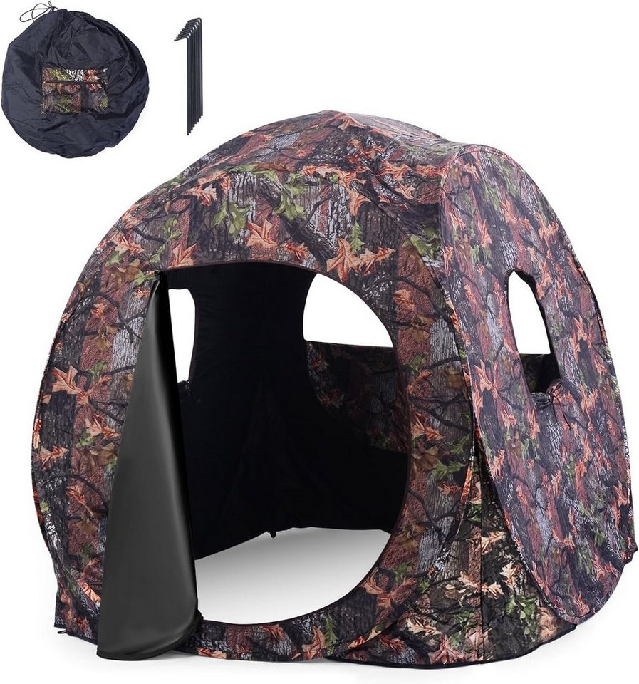KOMFOTTEU Angelzelt Jagdzelt, Personen: 3, tragbares Pop-up-Zelt mit Tragetasche KOMFOTTEU Angelzelt Jagdzelt, Personen: 3, tragbares Pop-up-Zelt mit Tragetasche von KOMFOTTEU