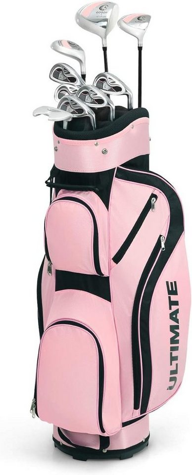 KOMFOTTEU Golfschläger + Golfbag, für Frauen, mit Kopfbedeckungen von KOMFOTTEU