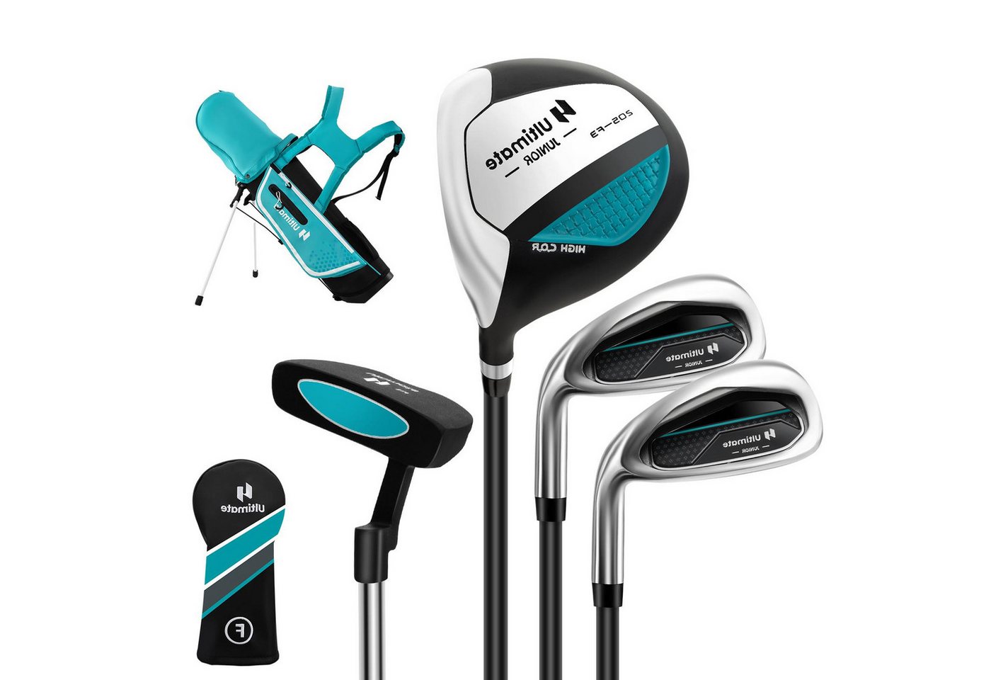 KOMFOTTEU Golfschläger + Golfbag, mit 205CC 3er Fairway, für Kinder von 5-7 Jahren KOMFOTTEU Golfschläger + Golfbag, mit 205CC 3er Fairway, für Kinder von 5-7 Jahren von KOMFOTTEU