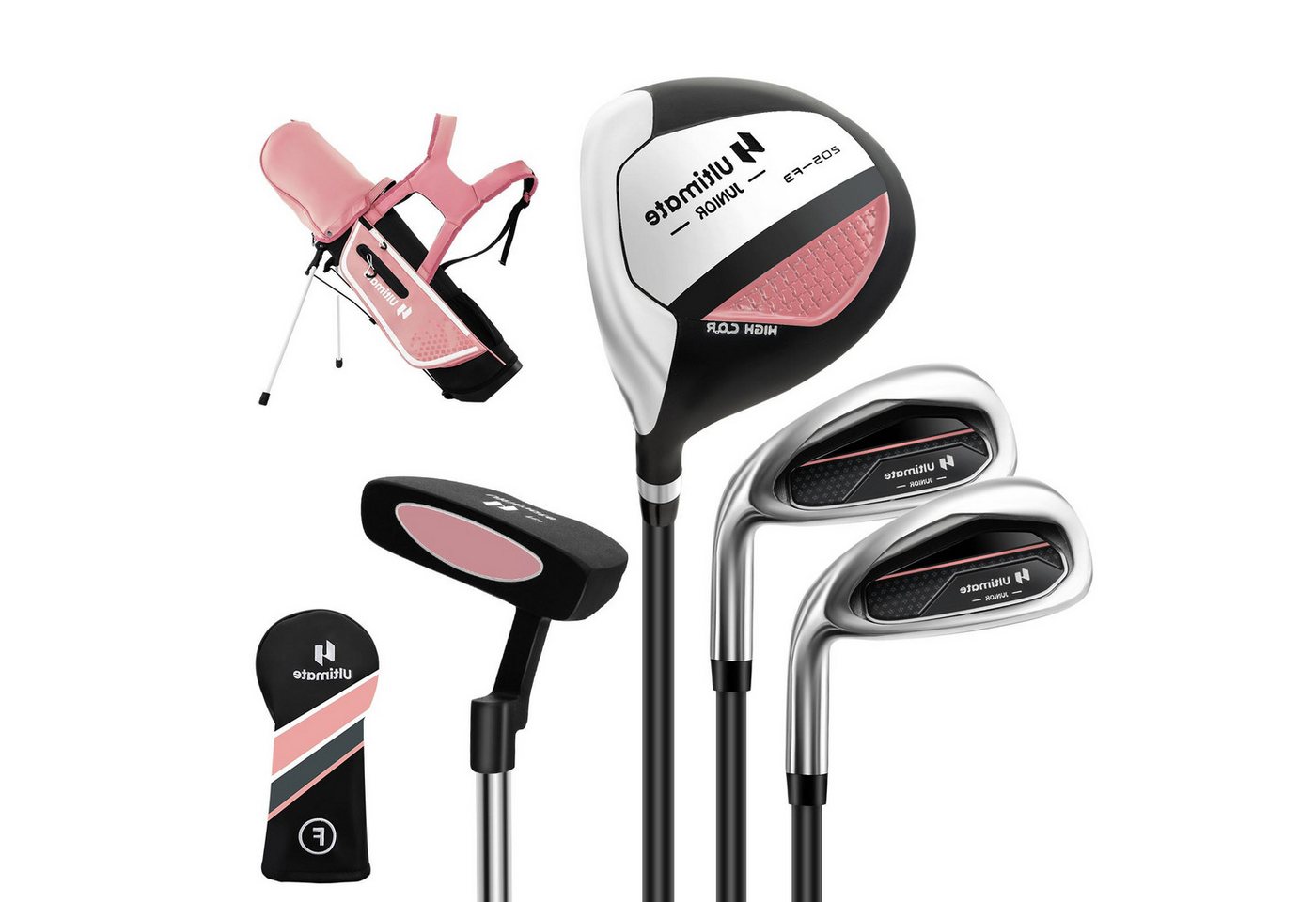 KOMFOTTEU Golfschläger + Golfbag, mit 205CC 3er Fairway, für Kinder von 5-7 Jahren KOMFOTTEU Golfschläger + Golfbag, mit 205CC 3er Fairway, für Kinder von 5-7 Jahren von KOMFOTTEU