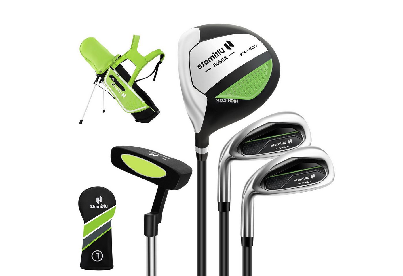KOMFOTTEU Golfschläger + Golfbag, mit 205CC 3er Fairway, für Kinder von 5-7 Jahren KOMFOTTEU Golfschläger + Golfbag, mit 205CC 3er Fairway, für Kinder von 5-7 Jahren von KOMFOTTEU