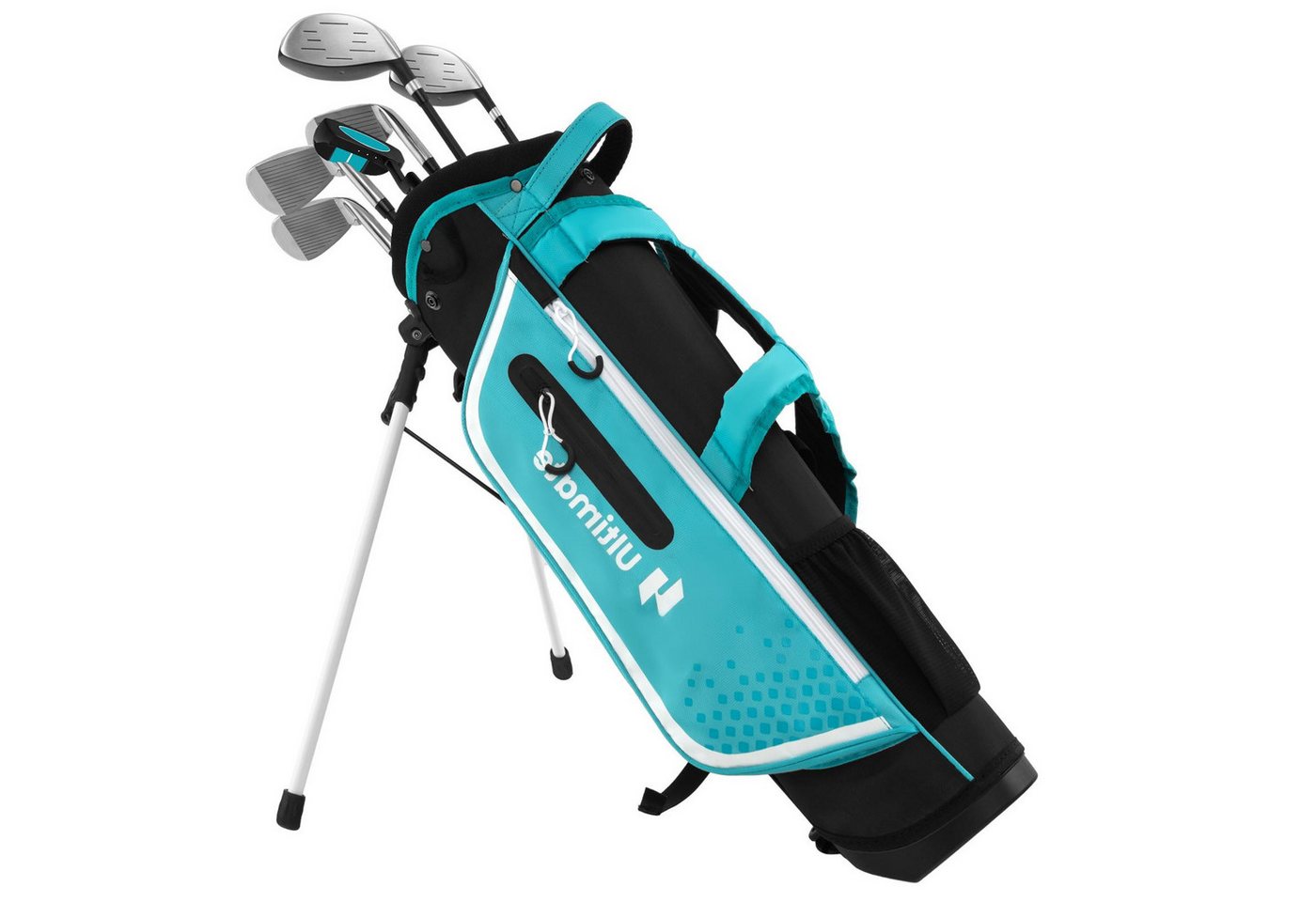 KOMFOTTEU Golfschläger + Golfbag, mit 300CC Driver, für Kinder von 11-13 Jahren von KOMFOTTEU