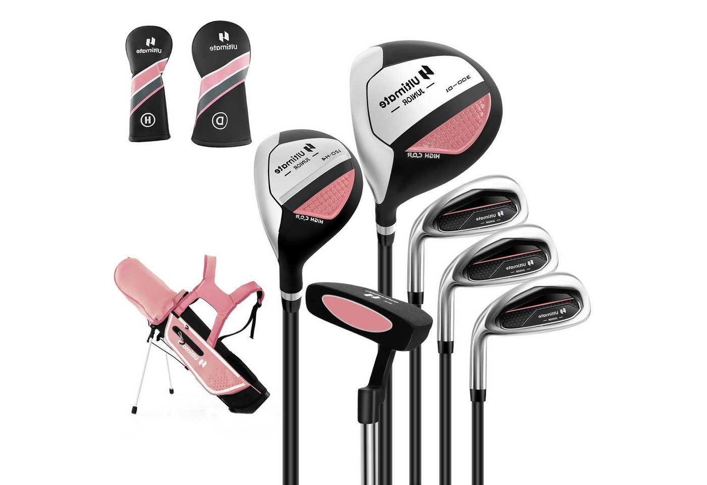 KOMFOTTEU Golfschläger + Golfbag, mit 300CC Driver, für Kinder von 11-13 Jahren KOMFOTTEU Golfschläger + Golfbag, mit 300CC Driver, für Kinder von 11-13 Jahren von KOMFOTTEU