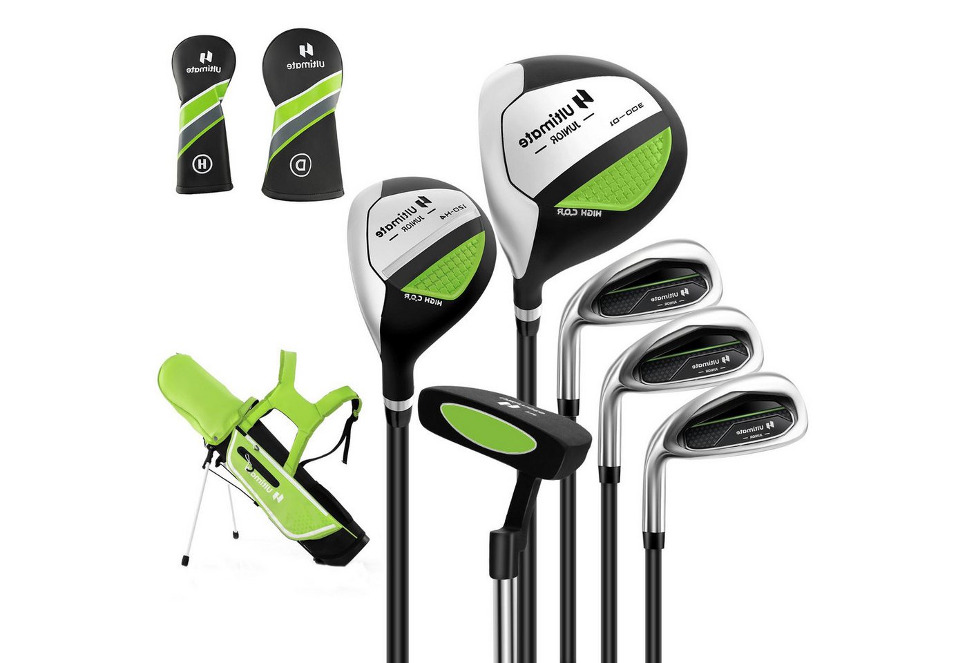 KOMFOTTEU Golfschläger + Golfbag, mit 300CC Driver, für Kinder von 11-13 Jahren KOMFOTTEU Golfschläger + Golfbag, mit 300CC Driver, für Kinder von 11-13 Jahren von KOMFOTTEU