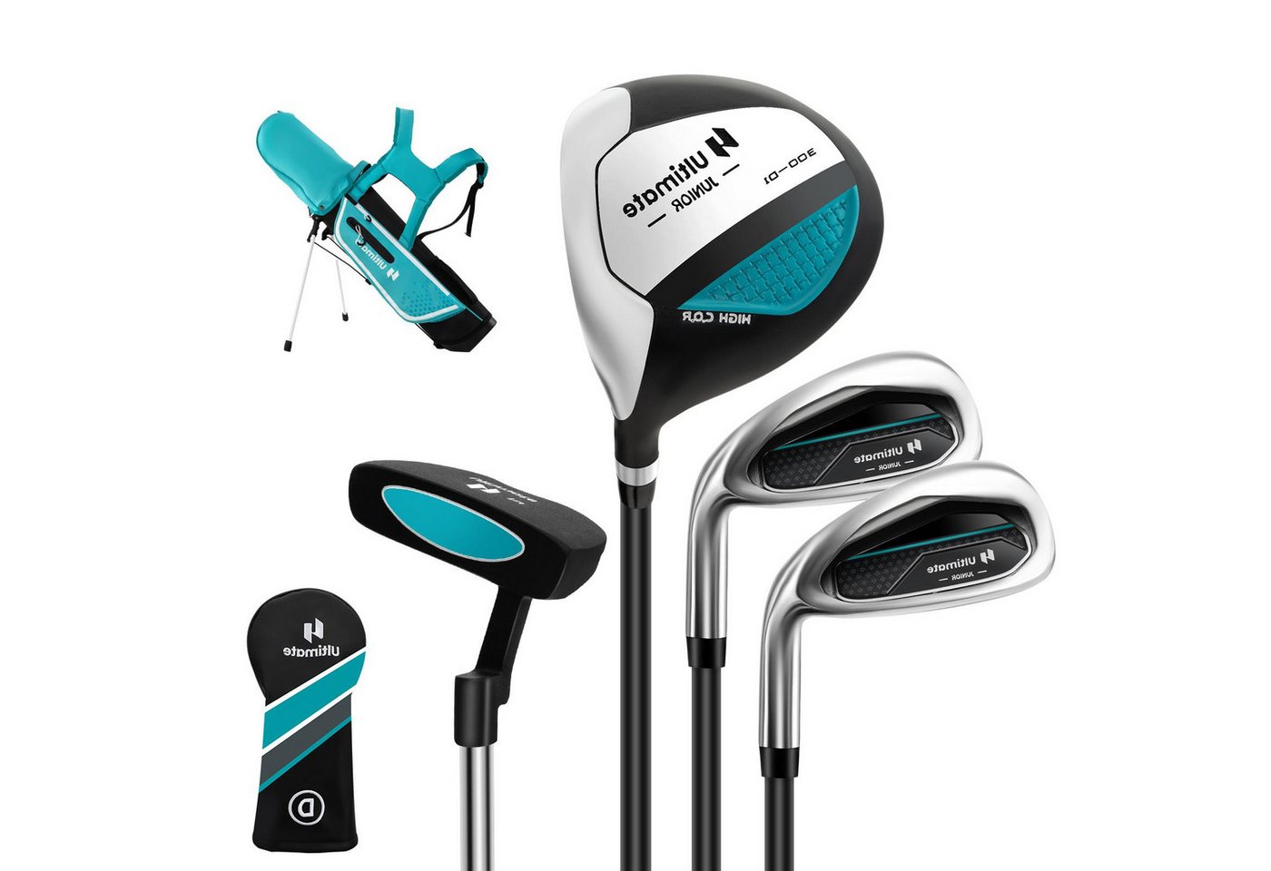 KOMFOTTEU Golfschläger + Golfbag, mit 300CC Driver, für Kinder von 8-10 Jahren KOMFOTTEU Golfschläger + Golfbag, mit 300CC Driver, für Kinder von 8-10 Jahren von KOMFOTTEU