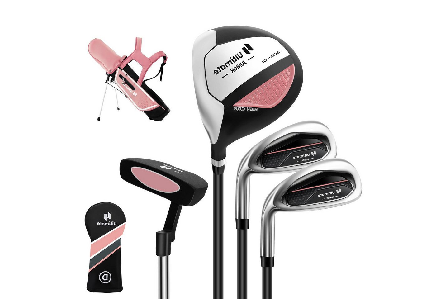 KOMFOTTEU Golfschläger + Golfbag, mit 300CC Driver, für Kinder von 8-10 Jahren KOMFOTTEU Golfschläger + Golfbag, mit 300CC Driver, für Kinder von 8-10 Jahren von KOMFOTTEU