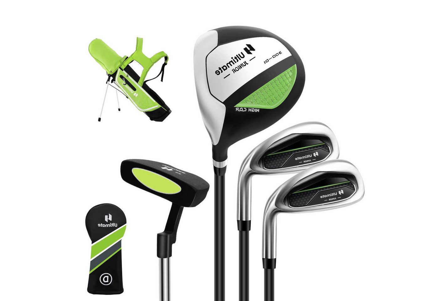 KOMFOTTEU Golfschläger + Golfbag, mit 300CC Driver, für Kinder von 8-10 Jahren KOMFOTTEU Golfschläger + Golfbag, mit 300CC Driver, für Kinder von 8-10 Jahren von KOMFOTTEU