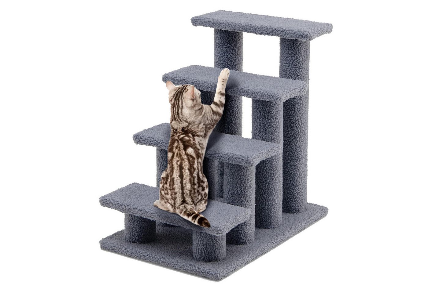 KOMFOTTEU Haustiertreppe Katzentreppe, Spielbaum, beige KOMFOTTEU Haustiertreppe Katzentreppe, Spielbaum, beige von KOMFOTTEU