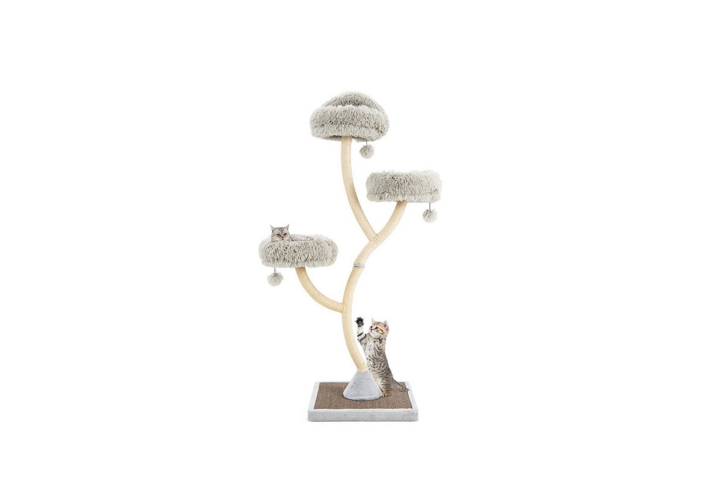 KOMFOTTEU Kratzbaum, 178 cm Katzenbaum mit 3 Liegeflächen KOMFOTTEU Kratzbaum, 178 cm Katzenbaum mit 3 Liegeflächen von KOMFOTTEU