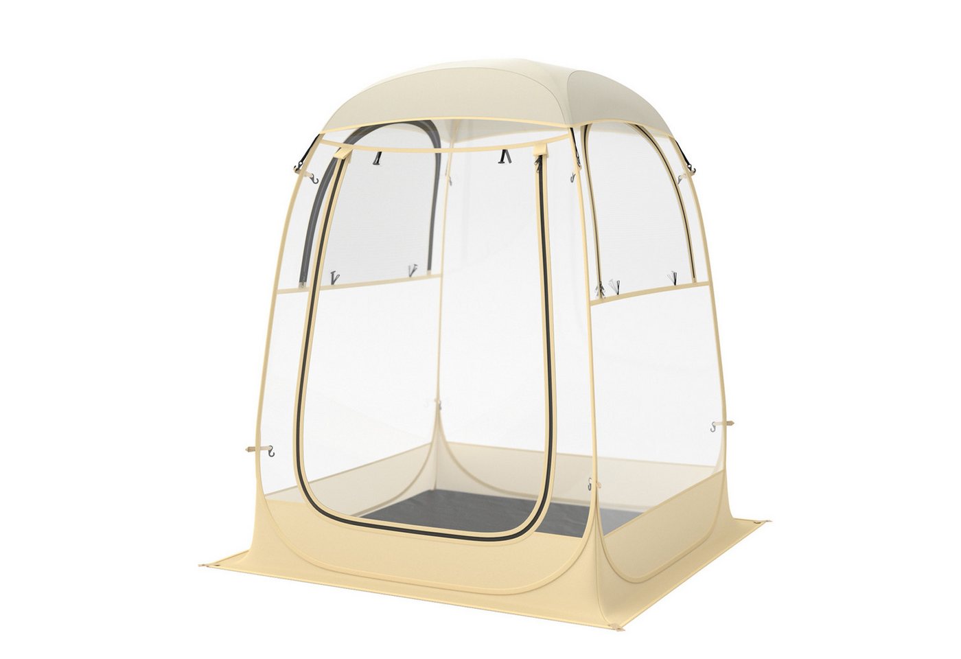 KOMFOTTEU Kuppelzelt, transparentes Pop-up Zelt, mit Tragetasche & Fenstern KOMFOTTEU Kuppelzelt, transparentes Pop-up Zelt, mit Tragetasche & Fenstern von KOMFOTTEU