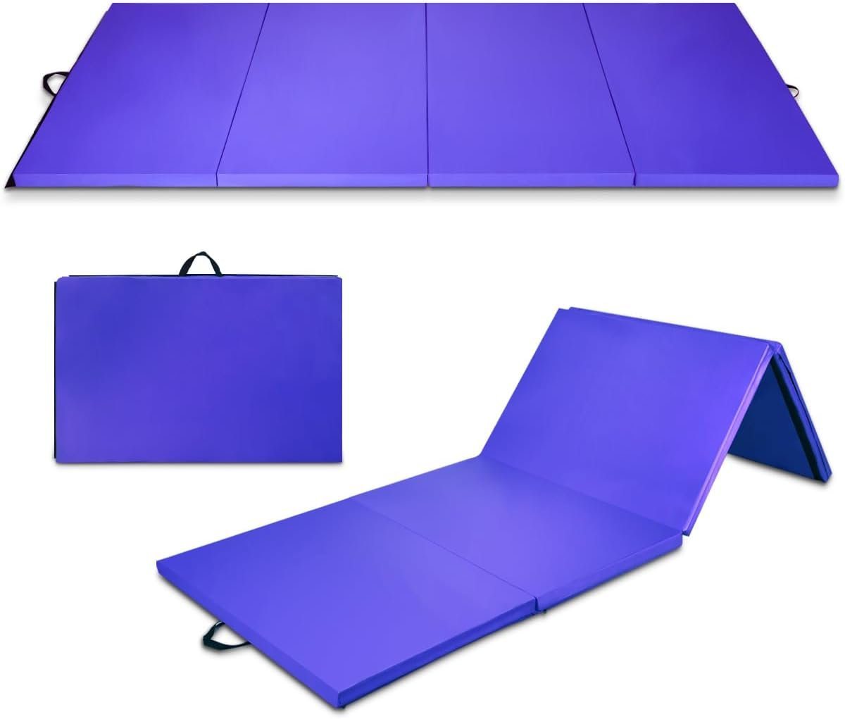KOMFOTTEU Weichbodenmatte Yogamatte, mit Klettverschlüssen & Tragegriffen, 300x116x5 cm von KOMFOTTEU