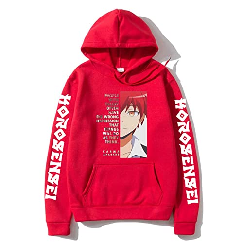 KONDZ Anime Assassination Klassenzimmer Grafikdruck Hoodie Harajuku Hoodies Mode Frühling Karma Akabane Original Männer Frauen Sweatshirt von KONDZ