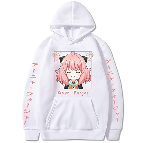 KONDZ Kawaii Anime Spy X Family Hoodie Lustiges Anya Forger Sweatshirt Loog Ärmel Geschenk Top Unisex Männer Frauen von KONDZ