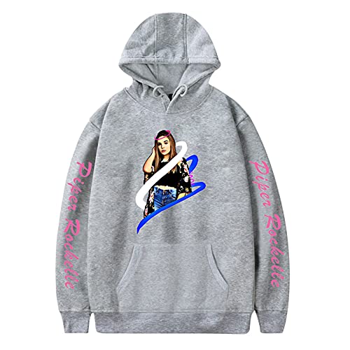 KONDZ Piper Rockelle Merch Hoodies Lässiger Pullover Streetwear Sweatshirt Piper Rockelle Cool Print Trainingsanzug Männer Frauen Kleidung von KONDZ