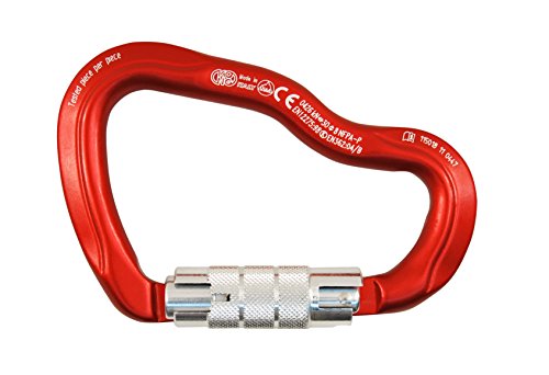 Kong FERRATA, Leichtgewichtig/GHIERA Twist Lock/Groß Unisex Erwachsene Rot/Glanz von Kong