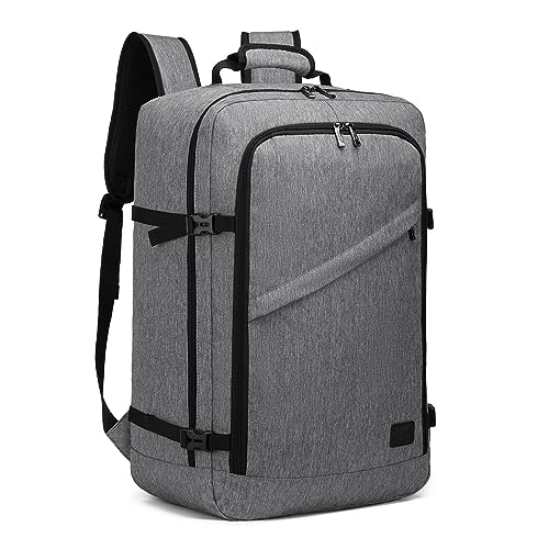 KONO Handgepäck Rucksack für Easyjet Handgepäck 45x36x20 Zulässige Größe, Rucksack Herren Damen für Business Reise Schule Laptop Rucksack, 44x33x20cm, 30Liter, Grau KONO Handgepäck Rucksack für Easyjet Handgepäck 45x36x20 Zulässige Größe, Rucksack Herren Damen für Business Reise Schule Laptop Rucksack, 44x33x20cm, 30Liter, Grau von KONO