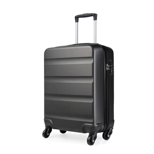 KONO Koffer Trolley Groß Leicht Hartschalenkoffer aus ABS Reisetasche mit 4 Rollen und TSA Schloss Koffer X 75x51x28cm, 90 Liter, Grau KONO Koffer Trolley Groß Leicht Hartschalenkoffer aus ABS Reisetasche mit 4 Rollen und TSA Schloss Koffer X 75x51x28cm, 90 Liter, Grau von KONO
