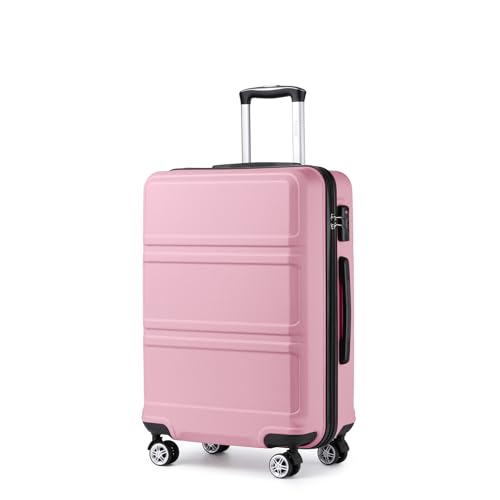 Kono Koffer Trolley Hartschale Handgepäck Zwillingsrollen Leichtgewicht ABS Kabinentrolley Reisekoffer Zahlenschloss 55cm Kono Koffer Trolley Hartschale Handgepäck Zwillingsrollen Leichtgewicht ABS Kabinentrolley Reisekoffer Zahlenschloss 55cm von KONO