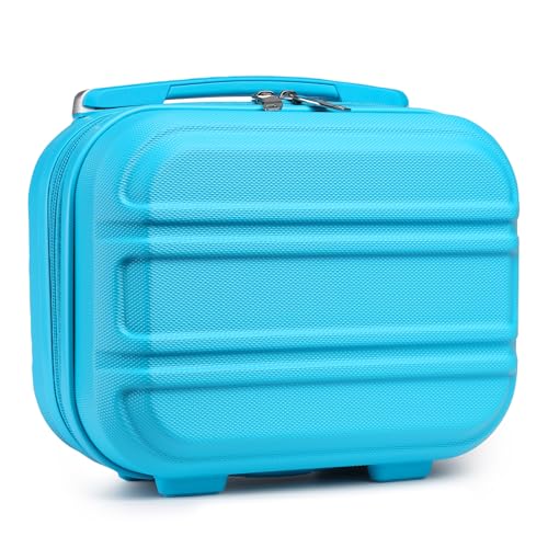 Kono Kosmetikkoffer Schminkkoffer Box Organizer Beauty Case, blau, 30,5 cm, Kosmetikkoffer Kono Kosmetikkoffer Schminkkoffer Box Organizer Beauty Case, blau, 30,5 cm, Kosmetikkoffer von KONO