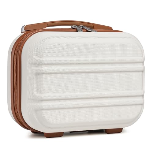 Kono Kosmetikkoffer Schminkkoffer Box Organizer Beauty Case, cremeweiß, 30,5 cm, Kosmetikkoffer Kono Kosmetikkoffer Schminkkoffer Box Organizer Beauty Case, cremeweiß, 30,5 cm, Kosmetikkoffer von KONO