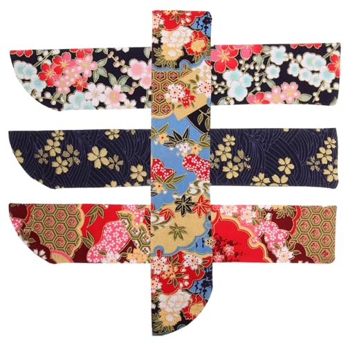 KONTONTY 4 Stück Fan Tasche Japanische Handventilator Hülle Papier Aufbewahrungstasche Taschen Für Aufbewahrung Schutztasche Faltbare von KONTONTY