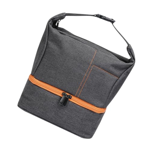 KONTONTY Kamera Tasche verstellbare Kameratasche Digitalkamera Kamera Umhängetasche spiegereflexkamera umhängebeutel gehäuse Kamera-Aufbewahrungstasche Objektivtasche Oxford-Stoff Orange von KONTONTY