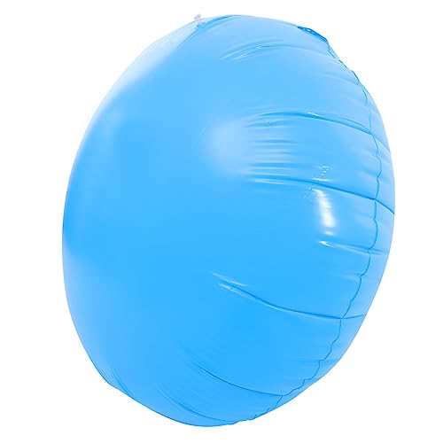 KONTONTY Schwimmkissen Schwimmbad für Kinderschwimmer Runde Poolabdeckung für den Winter Runde Kissen aufblasbares kopfkissen Inflatable Pillow verdicktes Kissen Schwimmbadzubehör PVC Blue von KONTONTY