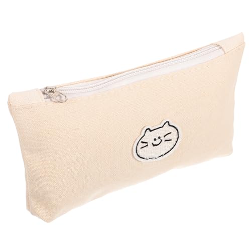 KONTONTY schultüte Schulranzen reißverschluß Schultasche norsacke Tasche Tragbare Bleistifttasche Kawaii federmäppchen großer Bleistift-Organizer Federtasche mit Cartoon-Muster Segeltuch von KONTONTY