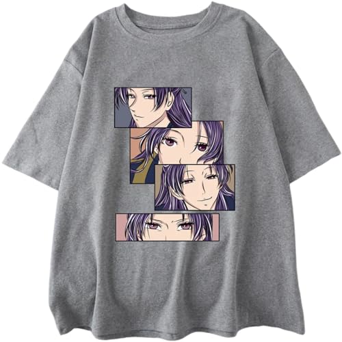 KONZDE Beliebtes Anime The Apothecary Diaries Grafik Bedrucktes T-Shirt Herren Outdoor Street Anime T-Shirt Sommer Lockeres Cooles Anime-Shirt-style4||XXS von KONZDE